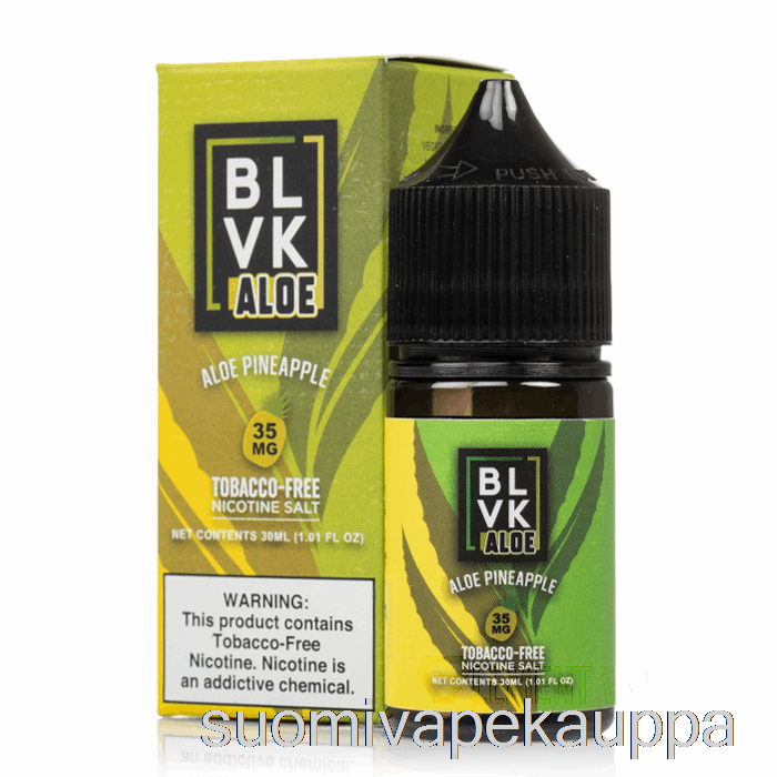 Vape Netistä Aloe Ananas Suola - Blvk Suola - 30ml 50mg